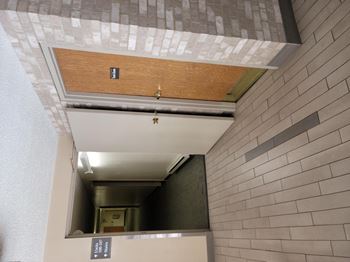 Trash chute on each floor